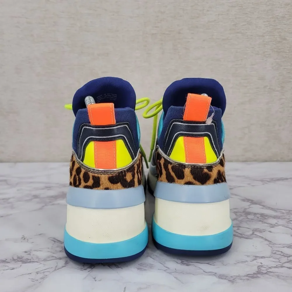Michael Kors Women’s Olympia Lux Trainer Sneakers Multi Colored Sapphire